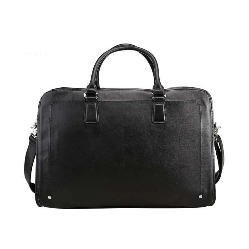 Large Capacity Laptop Shoulder Bag: 17-inch Business Briefcase for Men